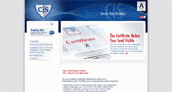 Desktop Screenshot of cis-cert.com